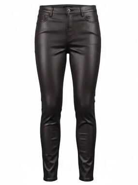 WHBM White House Black Market Women’s   Brown  Skinny Coated Jeans Size 14